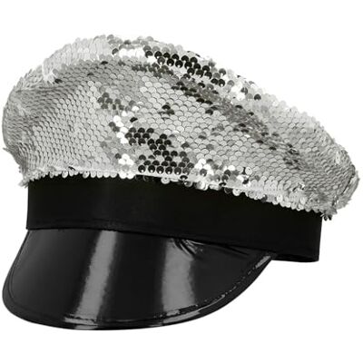 Boland Bonnet à paillettes pour adultes, couvre-chef pour costumes de carnaval, carnaval, fêtes à thème et festivals Boland Bonnet à paillettes pour adultes, couvre-chef pour costumes de carnaval, carnaval, fêtes à thème et festivals