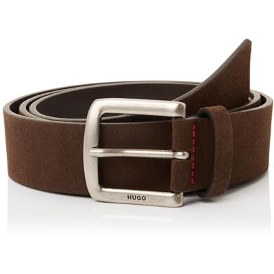 HUGO Ceinture pour homme, marron foncé, 105 HUGO Ceinture pour homme, marron foncé, 105