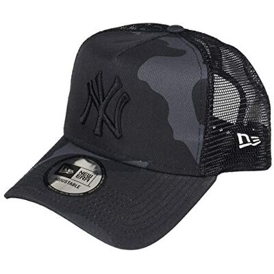 New Era New York Yankees A Frame Adjustable Trucker Cap Camo Essential New Era New York Yankees A Frame Adjustable Trucker Cap Camo Essential