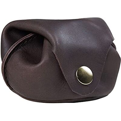 STILORD "Bob" Mini Bourse Monnaie Cuir Vintage Petit Portefeuille Pochette à monnaie Boîte viennoise Porte-Monnaie Porte Clé Coin Purse Cuir Véritable Couleur:marron foncé pâle STILORD "Bob" Mini Bourse Monnaie Cuir Vintage Petit Portefeuille Pochette à monnaie Boîte viennoise Porte-Monnaie Porte Clé Coin Purse Cuir Véritable Couleur:marron foncé pâle