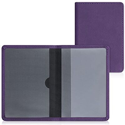 kwmobile Porte permis de conduire carte grise avec compartiments cartes passeport Étui portefeuille de protection en simili cuir violet kwmobile Porte permis de conduire carte grise avec compartiments cartes passeport Étui portefeuille de protection en simili cuir violet