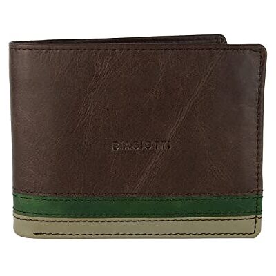 Laura Biagiotti Portefeuille Homme en Cuir Véritable Marron, Blocage RFID, avec Porte-monnaie et Boîte Cadeau, Compact Laura Biagiotti Portefeuille Homme en Cuir Véritable Marron, Blocage RFID, avec Porte-monnaie et Boîte Cadeau, Compact