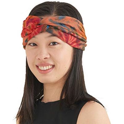 CHARM Bandeau Cheveux Homme Femme Tie Dye Hippie Mode Turban Headband Serre Tete Chic Elastique Retro Psychédélique E CHARM Bandeau Cheveux Homme Femme Tie Dye Hippie Mode Turban Headband Serre Tete Chic Elastique Retro Psychédélique E