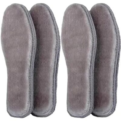 ITRHJTGP Lot de 2 paires de semelles chauffantes et chaudes en feutre épais pour homme et femme Chaussures d'hiver respirantes Laine d'alpaga Coussinets en peluche Taille 38 ITRHJTGP Lot de 2 paires de semelles chauffantes et chaudes en feutre épais pour homme et femme Chaussures d'hiver respirantes Laine d'alpaga Coussinets en peluche Taille 38