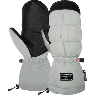 Reusch Puffy Moufles pour femme avec membrane R-TEX XT & Primaloft Gold Gants d'hiver imperméables avec manchette en poudre, doublure pour les doigts et système d'arrêt Chauds, doux, coupe-vent et Reusch Puffy Moufles pour femme avec membrane R-TEX XT & Primaloft Gold Gants d'hiver imperméables avec manchette en poudre, doublure pour les doigts et système d'arrêt Chauds, doux, coupe-vent et