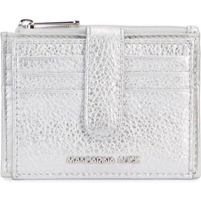 Mandarina Duck Mellow Metal Wallet, Accessoires de voyage, Portefeuilles pour femme, taille unique, argent, Taglia Unica Mandarina Duck Mellow Metal Wallet, Accessoires de voyage, Portefeuilles pour femme, taille unique, argent, Taglia Unica
