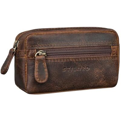 STILORD "Neal" Pochette Porte Clef Cuir Vintage Étui Clés Mini Portefeuille Porte-monnaie Petite Porte-Carte Étui Anti RFID en Boîte Cadeau Couleur:soria marron STILORD "Neal" Pochette Porte Clef Cuir Vintage Étui Clés Mini Portefeuille Porte-monnaie Petite Porte-Carte Étui Anti RFID en Boîte Cadeau Couleur:soria marron