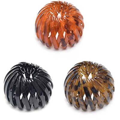 Yeyll Pinces à cheveux en forme de nid d'oiseau Pinces à cheveux extensibles pour queue de cheval Accessoires pour cheveux pour femmes et filles Yeyll Pinces à cheveux en forme de nid d'oiseau Pinces à cheveux extensibles pour queue de cheval Accessoires pour cheveux pour femmes et filles