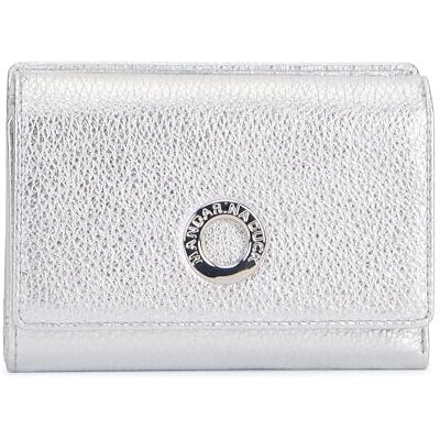 Mandarina Duck Mellow Metal Wallet, Accessoires de voyage, Portefeuilles pour femme, taille unique, argent, Taglia Unica Mandarina Duck Mellow Metal Wallet, Accessoires de voyage, Portefeuilles pour femme, taille unique, argent, Taglia Unica