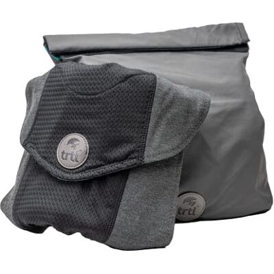trtl Coussin de voyage super doux pour la nuque Testé scientifiquement Lavable en machine, noir/gris, Erwachsene trtl Coussin de voyage super doux pour la nuque Testé scientifiquement Lavable en machine, noir/gris, Erwachsene