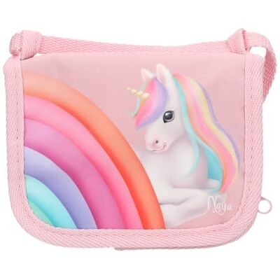 Depesche 13339 Ylvi Farbwolke – Sac tour de cou rose, avec motif licorne et arc-en-ciel, sac à bandoulière avec fermeture Velcro et de nombreux compartiments, Rose, Nuage de couleur Ylvi Depesche 13339 Ylvi Farbwolke – Sac tour de cou rose, avec motif licorne et arc-en-ciel, sac à bandoulière avec fermeture Velcro et de nombreux compartiments, Rose, Nuage de couleur Ylvi