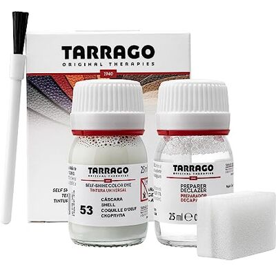Tarrago Self Shine Color Dye 25 ml Teinture Auto-brillante pour Chaussures et Accessoires Couvre les Éraflures et l'Usure des Chaussures (Coquille d'Oeuf 53) Tarrago Self Shine Color Dye 25 ml Teinture Auto-brillante pour Chaussures et Accessoires Couvre les Éraflures et l'Usure des Chaussures (Coquille d'Oeuf 53)
