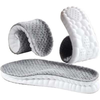 YGMNQAL Lot de 2 paires de semelles thermiques auto-chauffantes pour l'hiver Chaudes et épaisses En peluche épaisse Pour chaussures, sport, bottes de neige Pieds doux Gris Épais et chaud 25 cm YGMNQAL Lot de 2 paires de semelles thermiques auto-chauffantes pour l'hiver Chaudes et épaisses En peluche épaisse Pour chaussures, sport, bottes de neige Pieds doux Gris Épais et chaud 25 cm