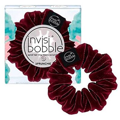 Invisibobble Chouchou rouge Scrunchie Red Wine, chouchous pour filles et femmes, en velours rouge, conçu au cœur de Munich Invisibobble Chouchou rouge Scrunchie Red Wine, chouchous pour filles et femmes, en velours rouge, conçu au cœur de Munich