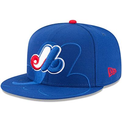 New Era 59Fifty Casquette ajustée avec logo Spill Teams MLB, Montréal Expos, 56-57 New Era 59Fifty Casquette ajustée avec logo Spill Teams MLB, Montréal Expos, 56-57