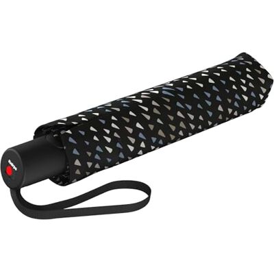 Knirps Parapluie de poche A.200 Medium Duomatic, Swarm Black, M, Noir uni Knirps Parapluie de poche A.200 Medium Duomatic, Swarm Black, M, Noir uni