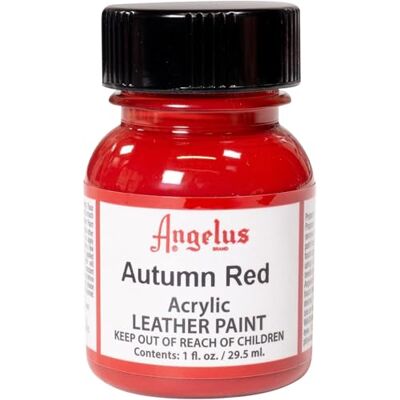 Angelus Peinture pour cuir 1 oz rouge automne Angelus Peinture pour cuir 1 oz rouge automne