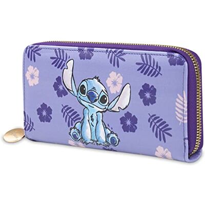 Disney Stitch Portefeuille Femme, Ado et Fille, Porte Monnaie Femme et Porte Carte Zippé (Violet Stitch) Disney Stitch Portefeuille Femme, Ado et Fille, Porte Monnaie Femme et Porte Carte Zippé (Violet Stitch)