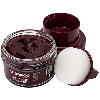 Tarrago Self Shine Cream Kit 50 ml Crème de cire auto-brillante pour chaussures Convient pour cuir et cuir synthétique Cirage pour chaussures Tarrago Self Shine Cream Kit 50 ml Crème de cire auto-brillante pour chaussures Convient pour cuir et cuir synthétique Cirage pour chaussures