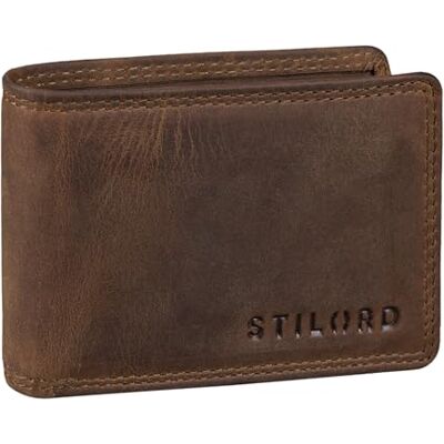 STILORD "Jay" Petit Porte Monnaie Homme RFID en Cuir Vintage Porte Carte Blocage NFC Mini Pochette Portefeuille Bourse Élégant Cuir Véritable Couleur:marron moyen STILORD "Jay" Petit Porte Monnaie Homme RFID en Cuir Vintage Porte Carte Blocage NFC Mini Pochette Portefeuille Bourse Élégant Cuir Véritable Couleur:marron moyen