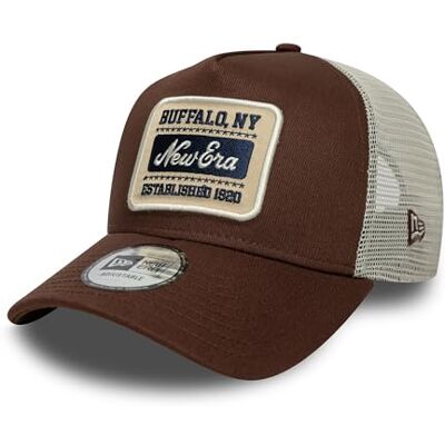 New Era Casquette de baseball 9Forty pour adulte avec écusson Trucker Marron New Era Casquette de baseball 9Forty pour adulte avec écusson Trucker Marron