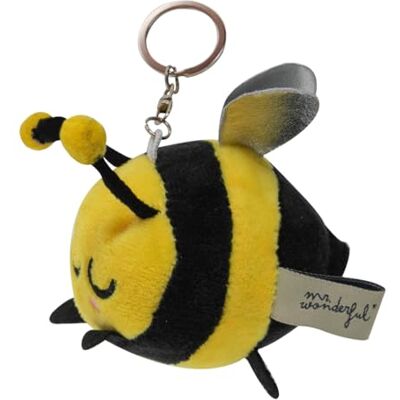 Mr. Wonderful Porte-clés en Peluche Petit - Abeille Mr. Wonderful Porte-clés en Peluche Petit - Abeille