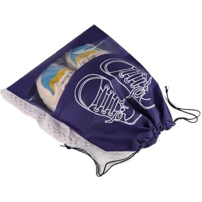 UBOHUZ Lot de 20 sacs de rangement en tissu non tissé, résistant à la poussière et à l'humidité, idéal pour les voyages, pour la maison, Bleu foncé, M, One Style UBOHUZ Lot de 20 sacs de rangement en tissu non tissé, résistant à la poussière et à l'humidité, idéal pour les voyages, pour la maison, Bleu foncé, M, One Style