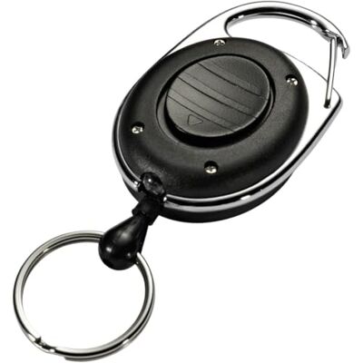 Durable 819801 Style LED Enrouleur Yoyo Longueur 80 cm Attache Ceinture avec Anneau Prisonnier Porte-clés + Eclairage LED Sachet de 1 Durable 819801 Style LED Enrouleur Yoyo Longueur 80 cm Attache Ceinture avec Anneau Prisonnier Porte-clés + Eclairage LED Sachet de 1