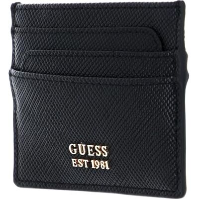 GUESS Laurel SLG Card Holder, Portefeuilles Femme, Unique, Noir, Taglia Unica GUESS Laurel SLG Card Holder, Portefeuilles Femme, Unique, Noir, Taglia Unica
