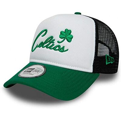 New Era A Casquette Trucker Colour Block Boston Celtics Blanc/Vert New Era A Casquette Trucker Colour Block Boston Celtics Blanc/Vert