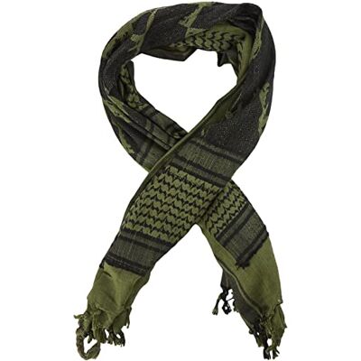 Mil-Tec Módní šála-12609201 Écharpe mode pour homme, olive/noir, taille unique UE Mil-Tec Módní šála-12609201 Écharpe mode pour homme, olive/noir, taille unique UE
