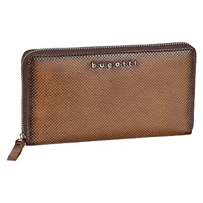 bugatti Perfo Portefeuille Femme Cuir Zippé, Porte Monnaie Femmes Grande Capacite Marron bugatti Perfo Portefeuille Femme Cuir Zippé, Porte Monnaie Femmes Grande Capacite Marron