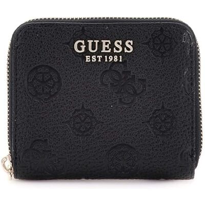 GUESS Portefeuille Cresidia II SLG Zip Around Wallet Black noir GUESS Portefeuille Cresidia II SLG Zip Around Wallet Black noir