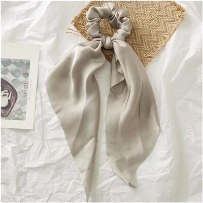 ZHOUXYFDC Foulard à cheveux doux long ruban solide avec nœud en satin pour queue de cheval pour femmes filles élastiques pour cheveux accessoires pour cheveux (gris) ZHOUXYFDC Foulard à cheveux doux long ruban solide avec nœud en satin pour queue de cheval pour femmes filles élastiques pour cheveux accessoires pour cheveux (gris)