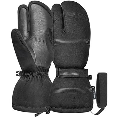 Reusch Cozy Down Lobster Gants de ski pour femme R-TEX XT REALDOWN en duvet imperméables et coupe-vent à 3 doigts avec fonction écran tactile, softshell & powder cuff – Extra chauds Reusch Cozy Down Lobster Gants de ski pour femme R-TEX XT REALDOWN en duvet imperméables et coupe-vent à 3 doigts avec fonction écran tactile, softshell & powder cuff – Extra chauds