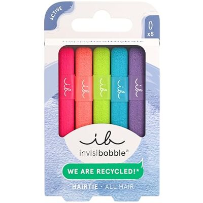 Invisibobble HAIR TIE Neon Glow (5 pièces) – Lot de 5 chouchous à cheveux en matériau recyclé – Couleurs fluo pour filles et femmes – Petit bandeau pour cheveux pour le sport et le quotidien – Élégant Invisibobble HAIR TIE Neon Glow (5 pièces) – Lot de 5 chouchous à cheveux en matériau recyclé – Couleurs fluo pour filles et femmes – Petit bandeau pour cheveux pour le sport et le quotidien – Élégant
