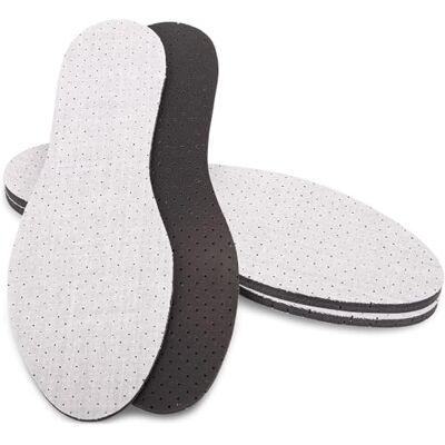 SULPO Semelles anti-transpiration pour chaussures 2 paires Semelles légères en charbon actif Respirant Pour la transpiration des pieds Absorbant les odeurs Pour Chaussures de travail, SULPO Semelles anti-transpiration pour chaussures 2 paires Semelles légères en charbon actif Respirant Pour la transpiration des pieds Absorbant les odeurs Pour Chaussures de travail,