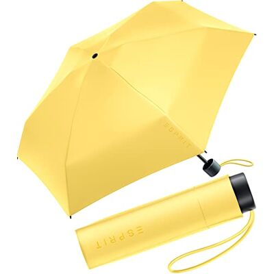 ESPRIT Parapluie de poche au design multicolore, Jaune crème, 95 cm ESPRIT Parapluie de poche au design multicolore, Jaune crème, 95 cm