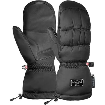 Reusch Puffy Moufles pour femme avec membrane R-TEX XT & Primaloft Gold Gants d'hiver imperméables avec manchette en poudre, doublure pour les doigts et système d'arrêt Chauds, doux, coupe-vent et Reusch Puffy Moufles pour femme avec membrane R-TEX XT & Primaloft Gold Gants d'hiver imperméables avec manchette en poudre, doublure pour les doigts et système d'arrêt Chauds, doux, coupe-vent et