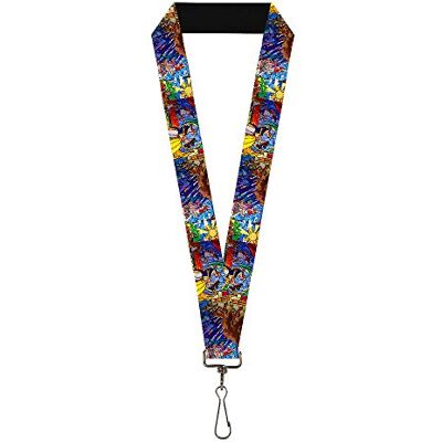 Buckle-Down Porte-clés unisexe pour adulte, coloré, taille unique Buckle-Down Porte-clés unisexe pour adulte, coloré, taille unique