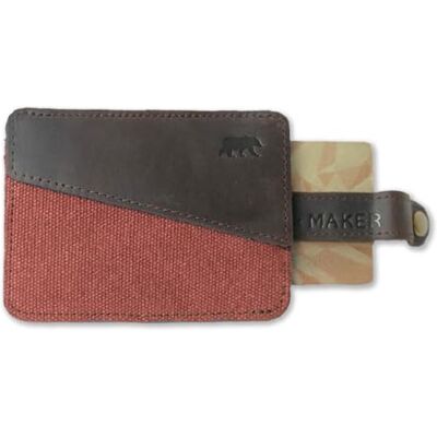 Alaskan MAKER Portefeuille Compact en Cuir Pleine Fleur et Coton Épais Rangement Cartes et Billets Protection RFID Anti-Piratage Jusqu’à 10 Cartes Système Pull-Out en Cuir., Orange Alaskan MAKER Portefeuille Compact en Cuir Pleine Fleur et Coton Épais Rangement Cartes et Billets Protection RFID Anti-Piratage Jusqu’à 10 Cartes Système Pull-Out en Cuir., Orange