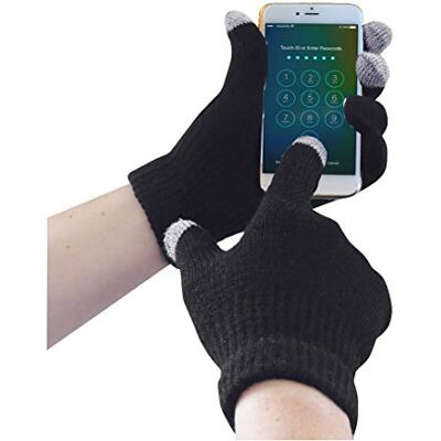 Portwest Gants en tricot pour écran tactile Couleur : noir Taille L/XL GL16BKRL/XL Portwest Gants en tricot pour écran tactile Couleur : noir Taille L/XL GL16BKRL/XL