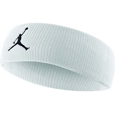 AIR JORDAN Nike Jordan Headband Unisex-Adult, White, One Size AIR JORDAN Nike Jordan Headband Unisex-Adult, White, One Size