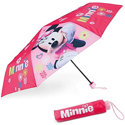 BONNYCO Parapluie Enfant Minnie Mouse. Parapluie Pliant Enfant pour Sac, Sac à Dos, Voyage. Mini Umbrella Compact avec Structure Renforcée. Ombrelle Anti Tempete de Poche, Cadeaux Originaux Filles BONNYCO Parapluie Enfant Minnie Mouse. Parapluie Pliant Enfant pour Sac, Sac à Dos, Voyage. Mini Umbrella Compact avec Structure Renforcée. Ombrelle Anti Tempete de Poche, Cadeaux Originaux Filles