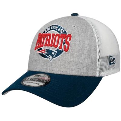 New Era Casquette Trucker England PatriotsEra Femme/Homme de baseball Mesh ferme a l’arriere, avec visiere, visiere printemps-ete Printemps Ete Automne Hiver S/M (54-57 cm) bleu New Era Casquette Trucker England PatriotsEra Femme/Homme de baseball Mesh ferme a l’arriere, avec visiere, visiere printemps-ete Printemps Ete Automne Hiver S/M (54-57 cm) bleu