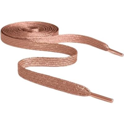 My Ribbon Laces by Pimp my shoes Smart Laces® Lacets plats métalliques scintillants pour chaussures de 80 cm, idéal pour les enfants, les filles et les femmes, rose gold, 80cm/31" Inches long My Ribbon Laces by Pimp my shoes Smart Laces® Lacets plats métalliques scintillants pour chaussures de 80 cm, idéal pour les enfants, les filles et les femmes, rose gold, 80cm/31" Inches long
