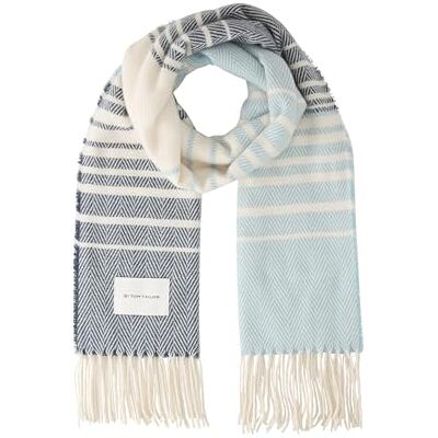 TOM TAILOR 1048055 Foulard, 38759-Sarcelle Blanc Heringbone Scarf, Taille unique, 38759 – Écharpe sardine/blanc sarcelle, taille unique TOM TAILOR 1048055 Foulard, 38759-Sarcelle Blanc Heringbone Scarf, Taille unique, 38759 – Écharpe sardine/blanc sarcelle, taille unique