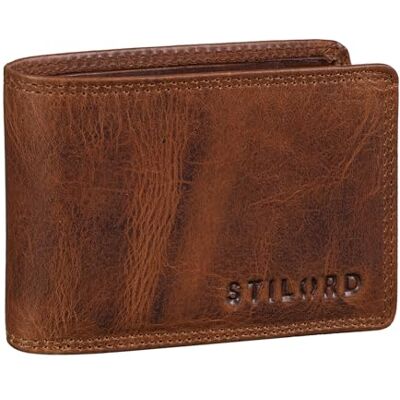 STILORD "Jay" Petit Porte Monnaie Homme RFID en Cuir Vintage Porte Carte Blocage NFC Mini Pochette Portefeuille Bourse Élégant Cuir Véritable Couleur:kara cognac STILORD "Jay" Petit Porte Monnaie Homme RFID en Cuir Vintage Porte Carte Blocage NFC Mini Pochette Portefeuille Bourse Élégant Cuir Véritable Couleur:kara cognac