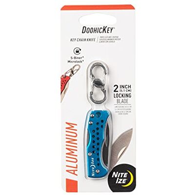 Nite Ize DoohicKey Key Couteau à chaîne Bleu, bleu, Einheitsgröße, Couteau Nite Ize DoohicKey Key Couteau à chaîne Bleu, bleu, Einheitsgröße, Couteau