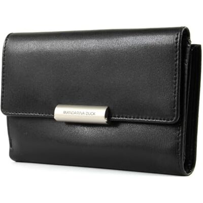 Mandarina Duck Hera 3.0 P10rap06, Portefeuille Femme, Noir, 19,5x10x2,5 (L x H x W) Mandarina Duck Hera 3.0 P10rap06, Portefeuille Femme, Noir, 19,5x10x2,5 (L x H x W)